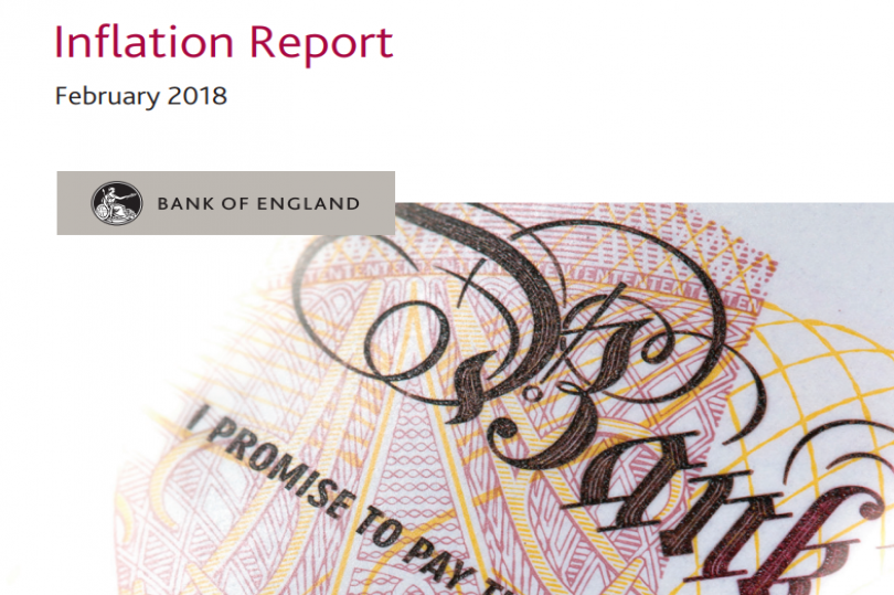 أهم ما جاء في تقرير التضخم الصادر عن بنك إنجلترا -  فبراير 2018